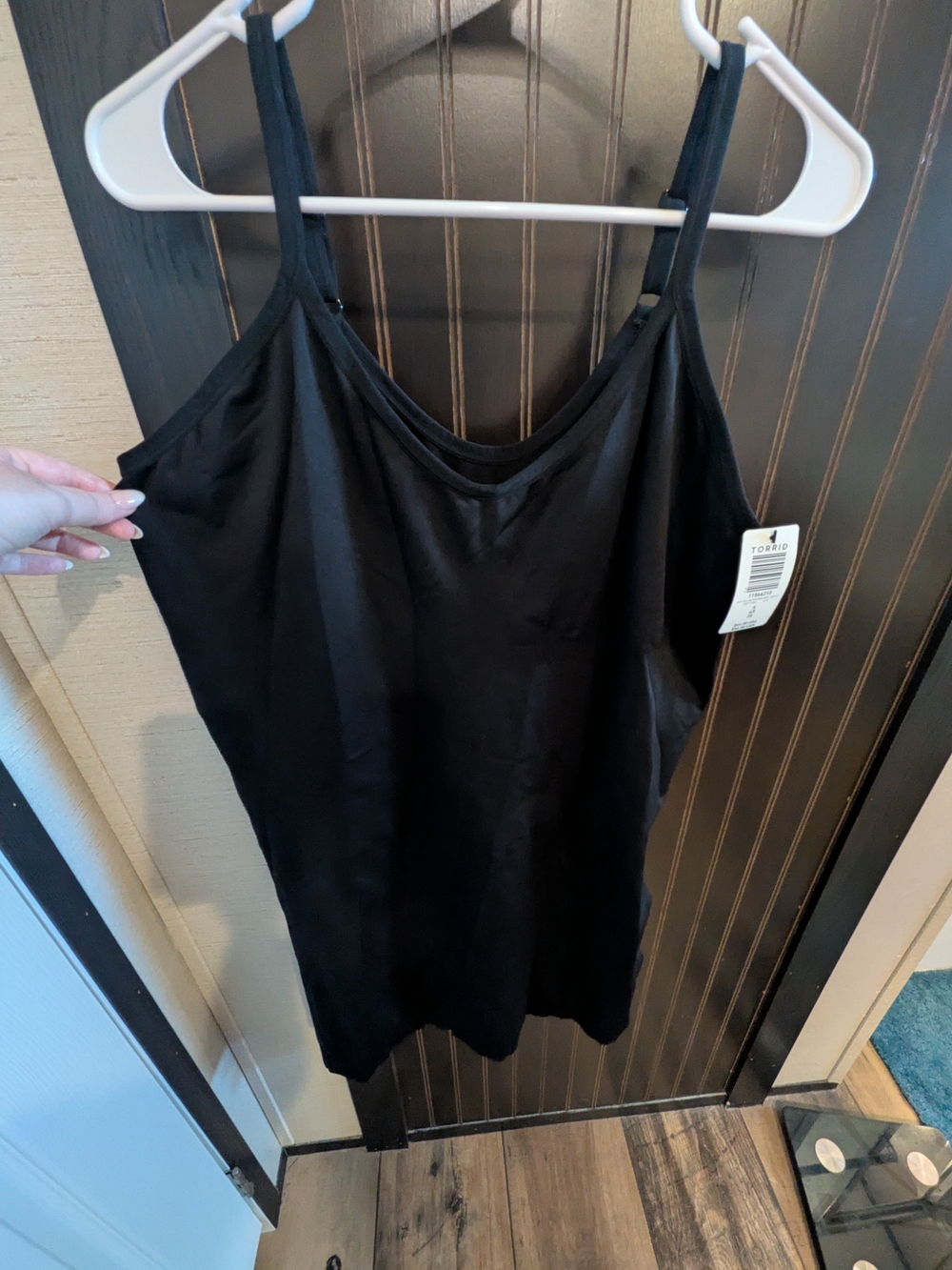 NWT Torrid Black V-Neck Adjustable Strap Slip Dress